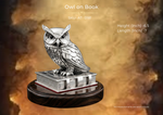 Owl on Book ( AT-0181 )