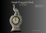 Single Peacock Clock ( AT-0205 )
