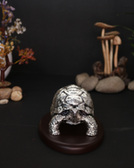 Big Tortoise – Silver-Plated Decorative Statue