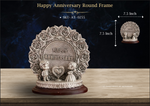 Happy Anniversary Round Frame ( AT-0255 )