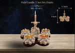 Fish Candle 5 Set Dry Fruits ( AT-0275 )