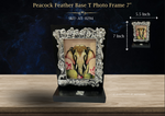 Peacock Feather Base T Photo Frame 7" ( AT-0294 )