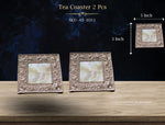 Tea Coaster 2 Pcs Rose Design ( AT-0311 )