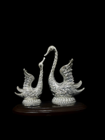 Swan Couple Showpiece