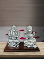 Lakshmi & Ganesh Set with lotus