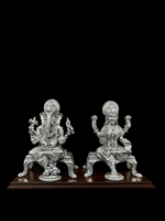 Shree Lakshmi-Ganesh Pair on Singhasan