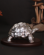 Small Tortoise Silver-Plating Statue