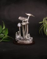 Silver Plating Mushroom Statue