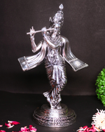 Lord Vasudeva Krishna Idol – Silver Plated