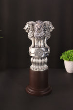 Ashoka Stambh β Silver-Plated Decorative Showpiece