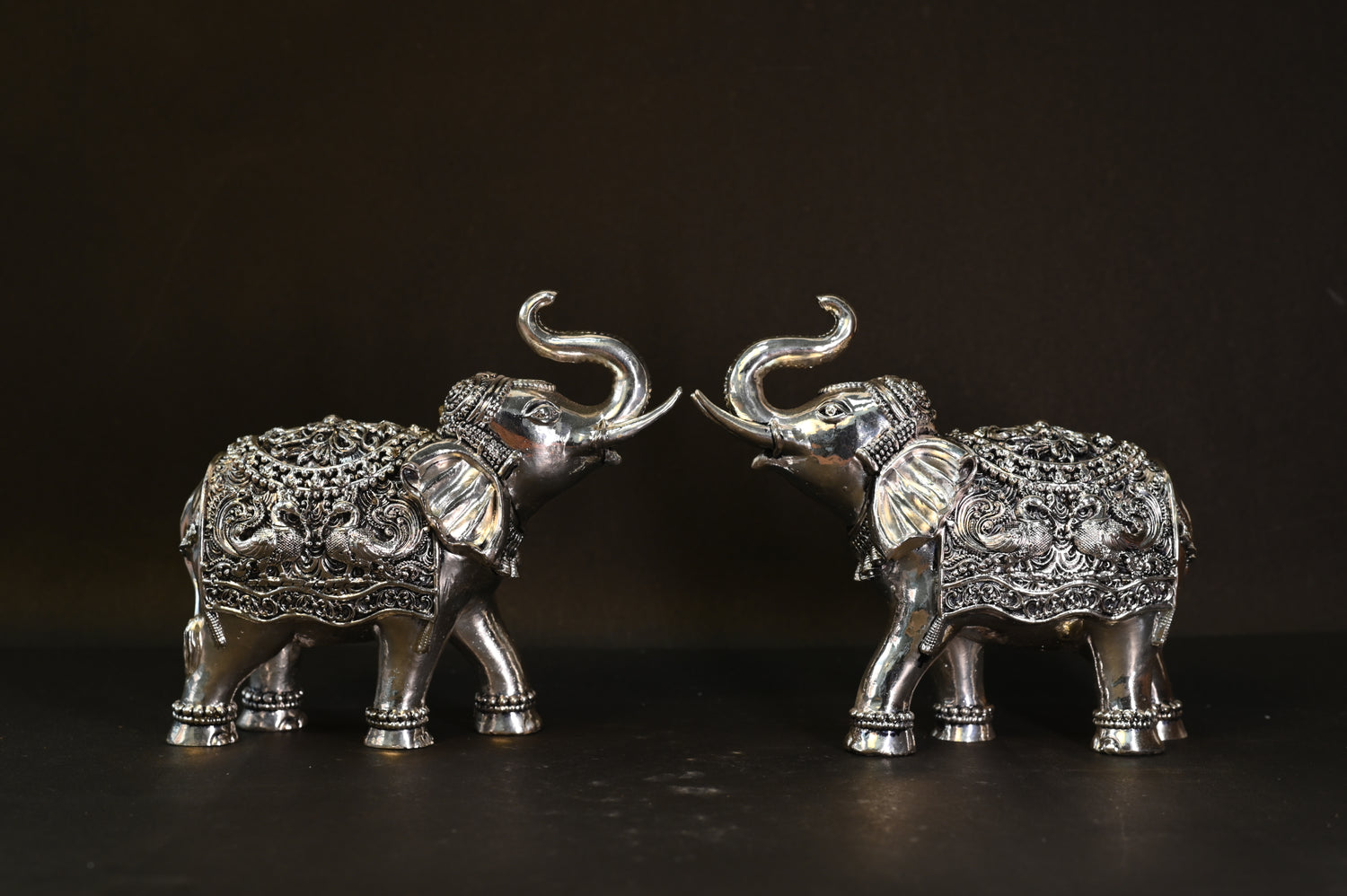 Two Swan Elephant Pair