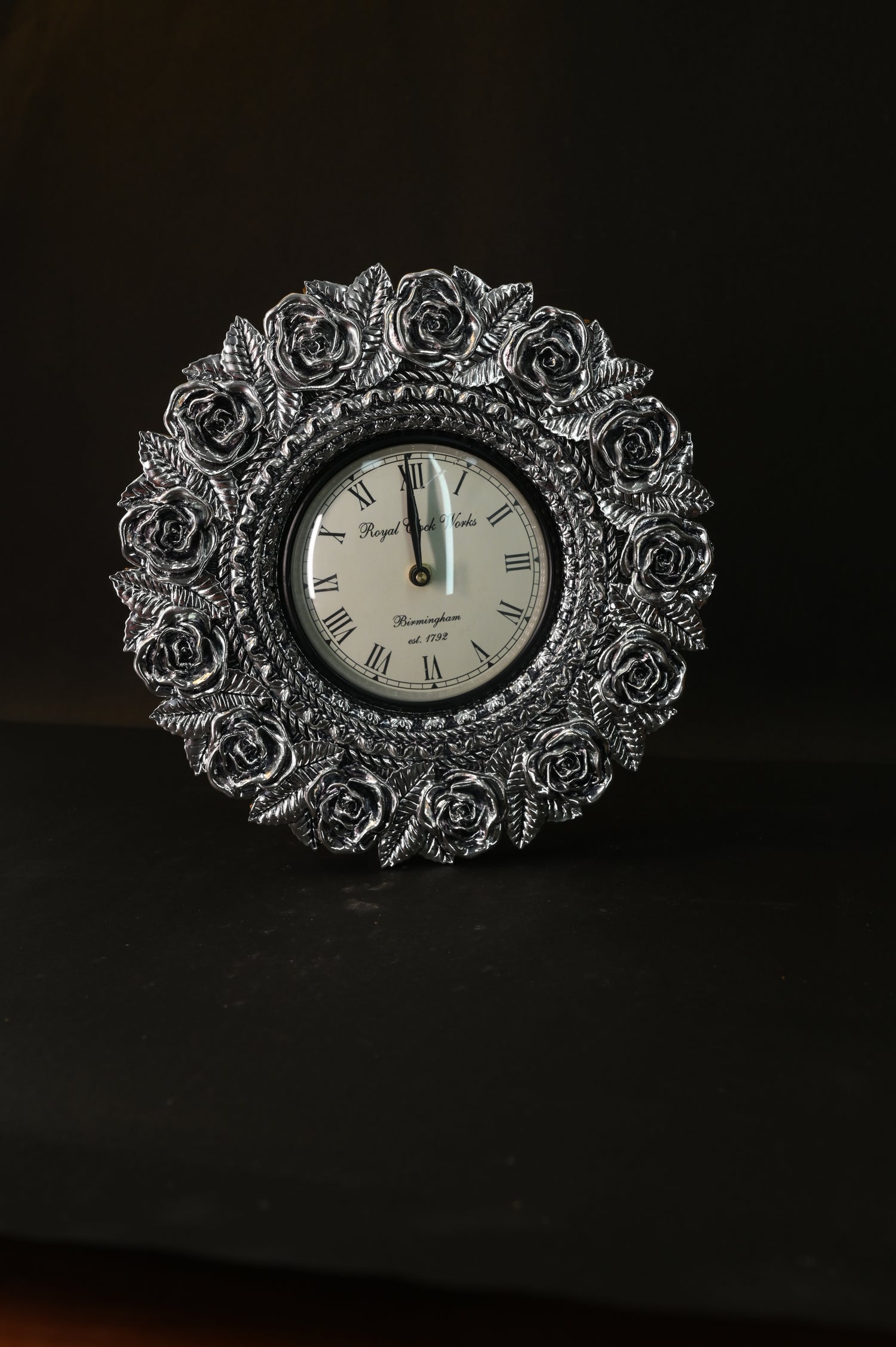 Flower Design wall clock