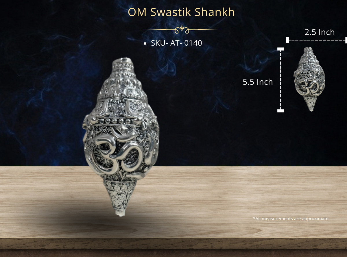 Om Swastik Shank ( AT-0140 )