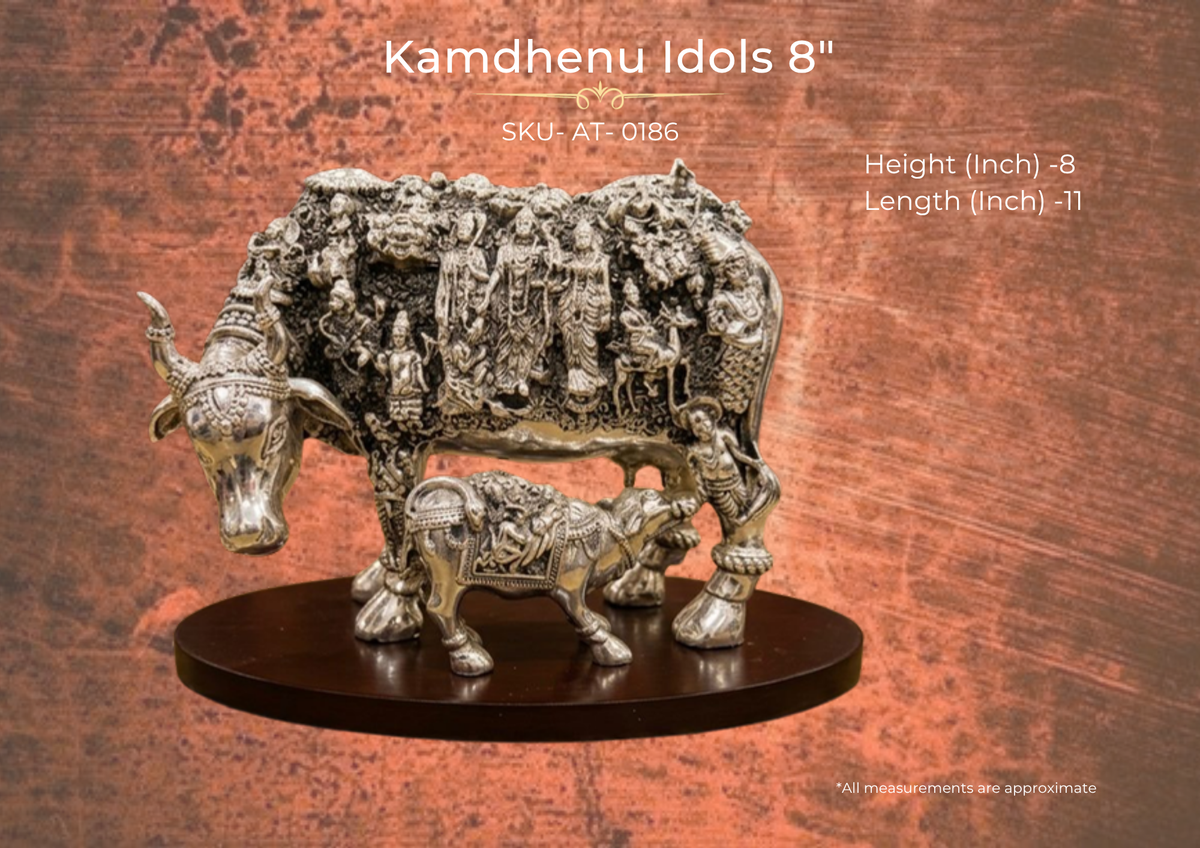 Kamdhenu Idols 8" ( AT-0186 )