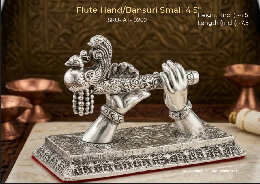 Flute Hand Bansuri Small 4.5" ( AT-0202 )