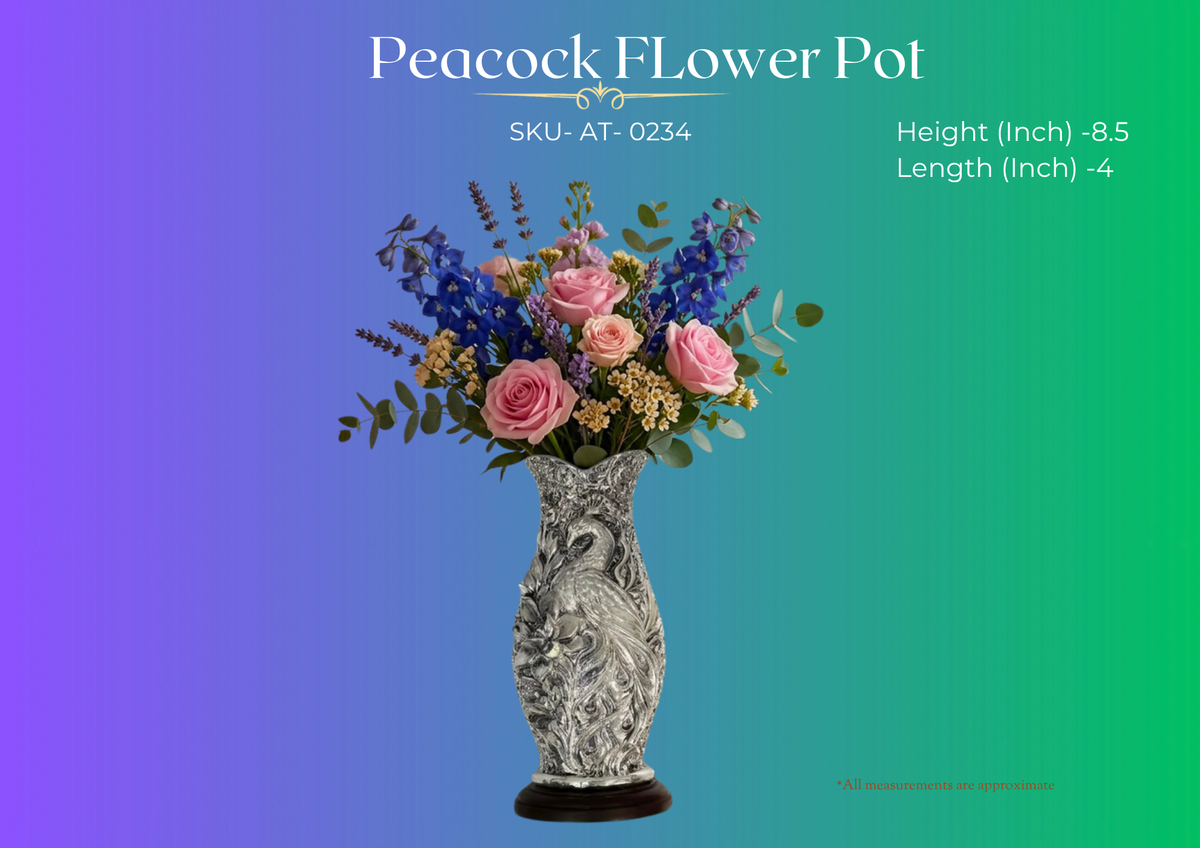 Peacock Flower Pot ( AT-0234 )