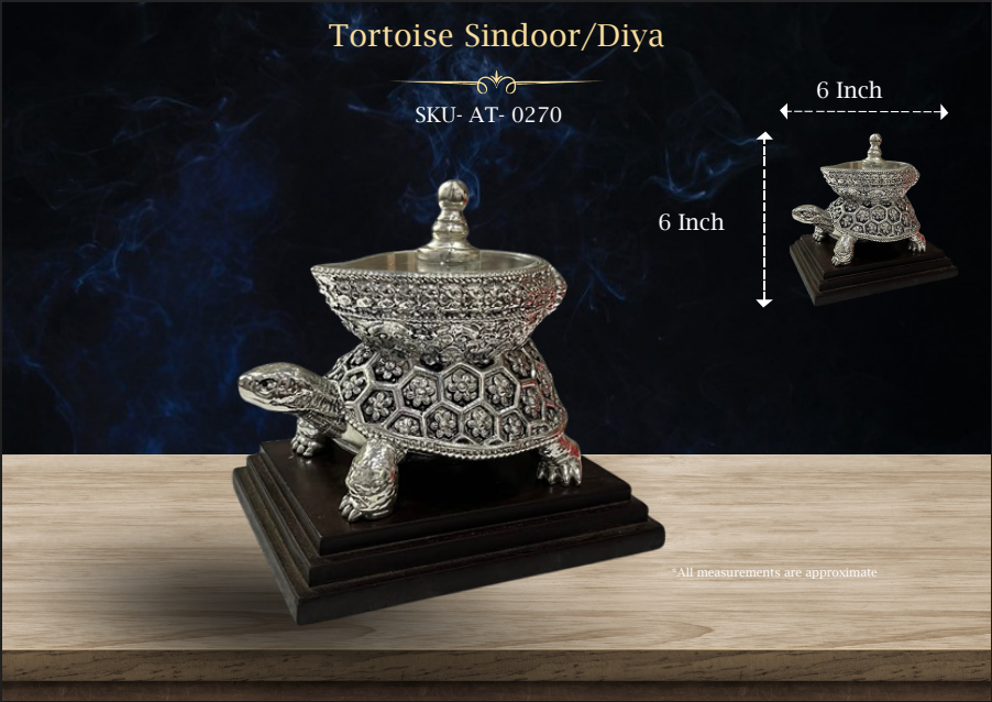 Tortoise Sindoor/Diya ( AT-0270 )