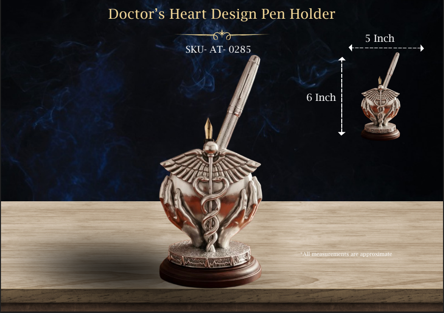 Doctor’s Heart Design Pen Holder ( AT-0285 )