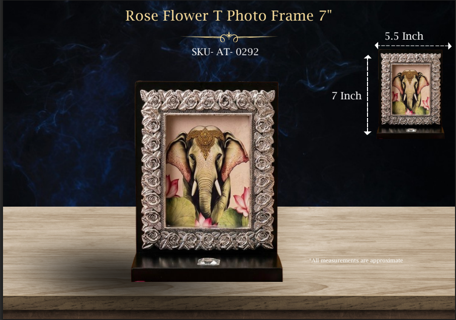 Rose Flower T Photo Frame 7" ( AT-0292 )