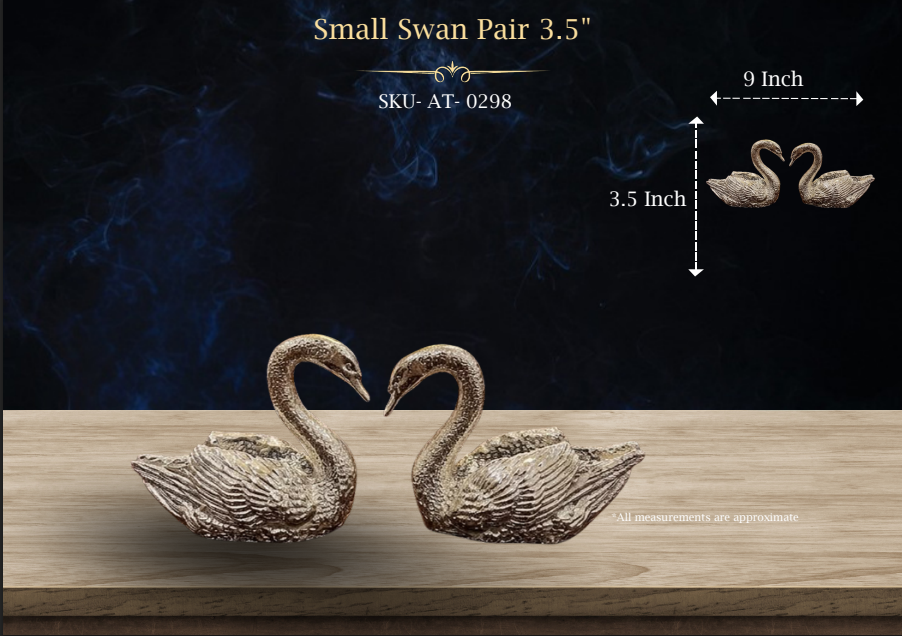 Small Swan Pair 3.5" ( AT-0298 )