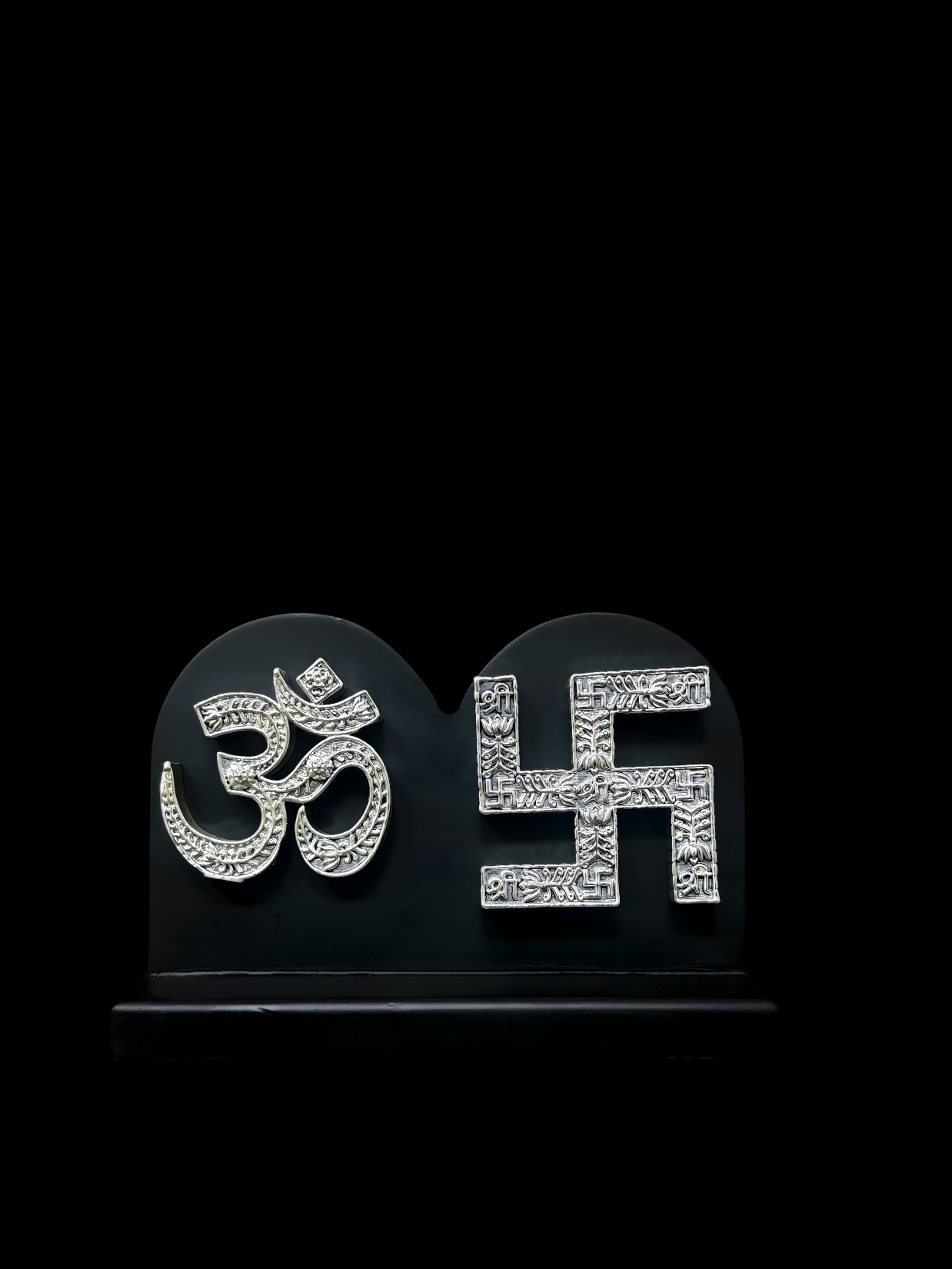Om & Swastik with Stand