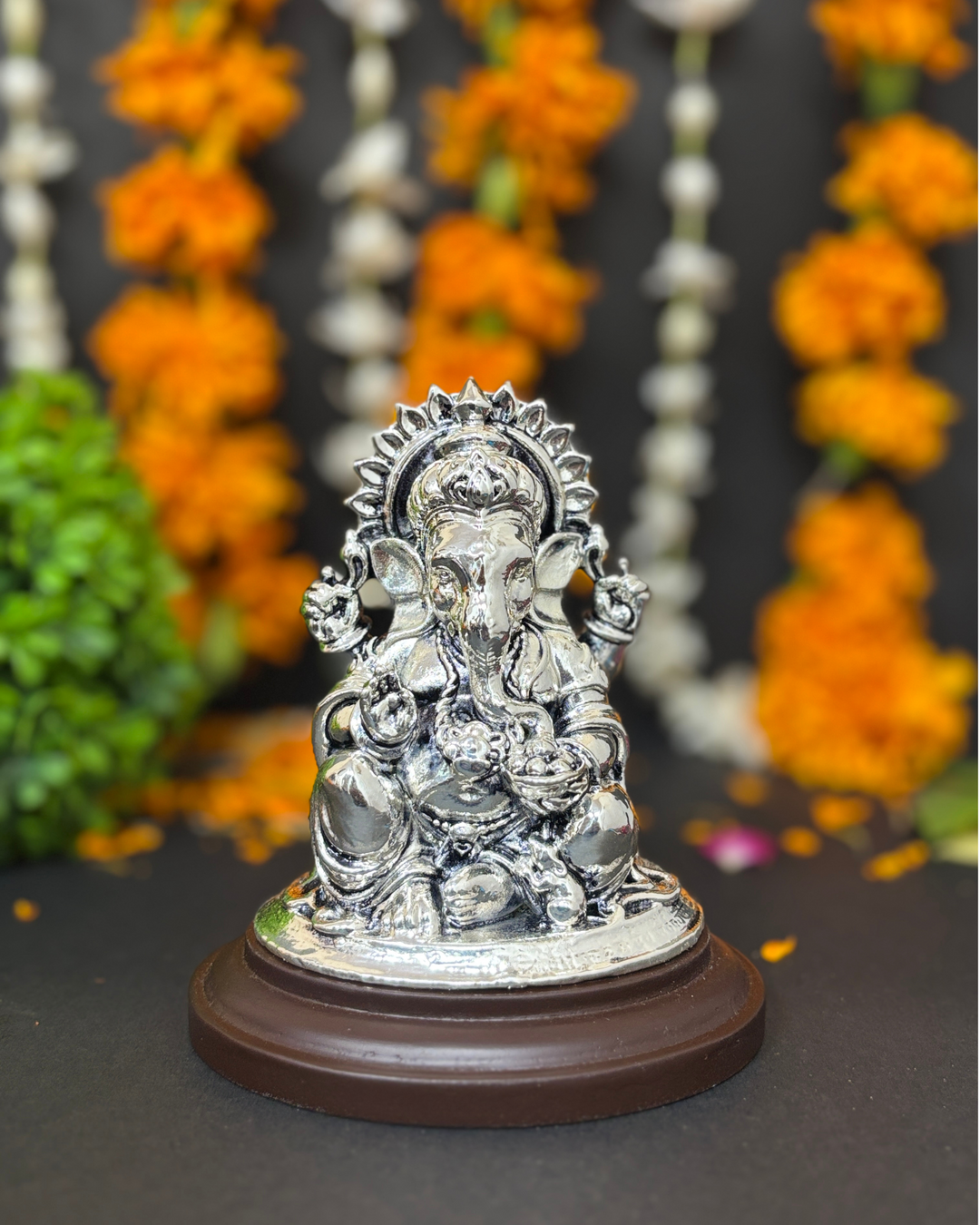 Small Lord Ganesh with Round Pouty